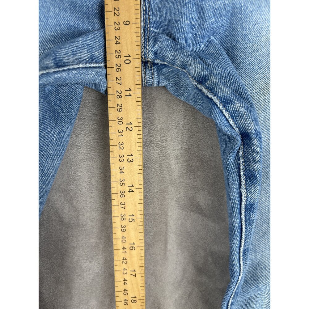 FRAME Straight Leg Jeans 29 Raw Hem Light Wash - Picture 11 of 13